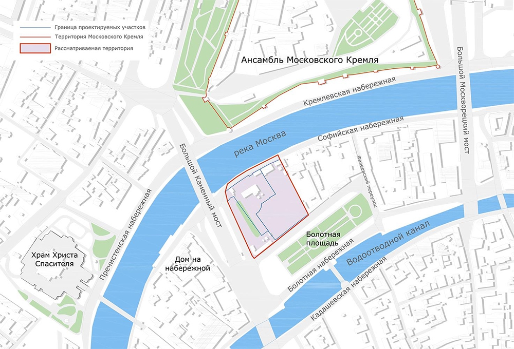 Архитектура Софийской набережной: как будет выглядеть квартал напротив Кремля