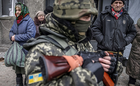 Военнослужащий Национальной гвардии Украины.&nbsp;2015 год


