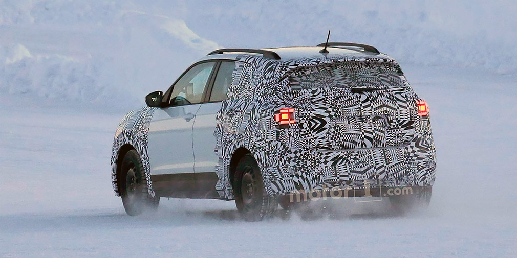 Volkswagen испытал новый кроссовер на базе Polo в зимних условиях