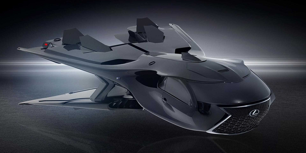 Lexus показал космический автомобиль для новых «Людей в черном»