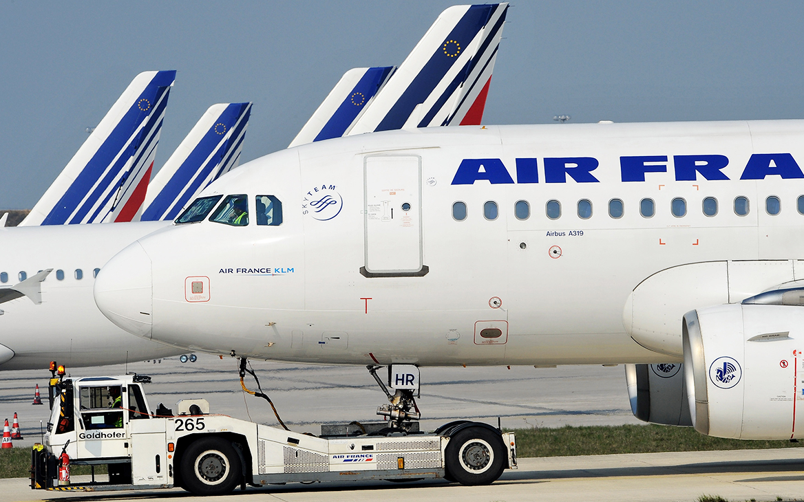 Air France отменила рейсы между Киевом и Парижем на 22 февраля