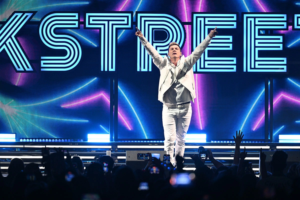 <p>Ник Картер из Backstreet Boys выступает в Майами, 2022 год</p>
