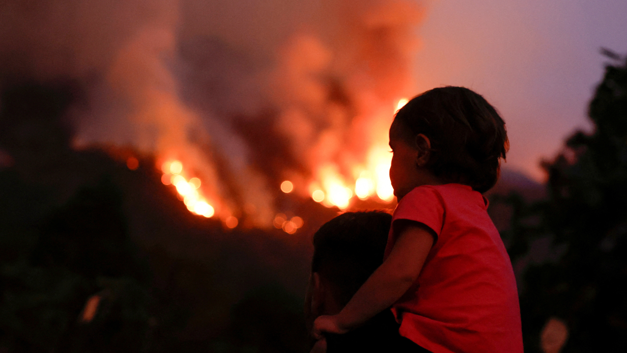 Власти назвали причину продолжающегося почти неделю пожара на Тенерифе