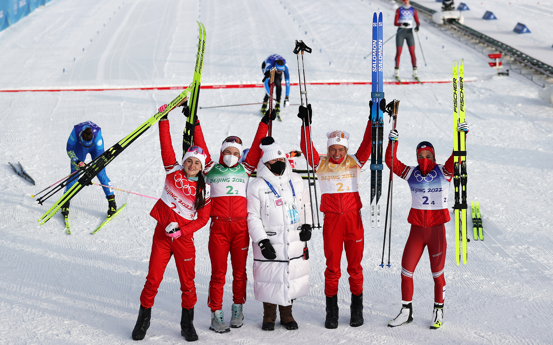 Российские лыжницы