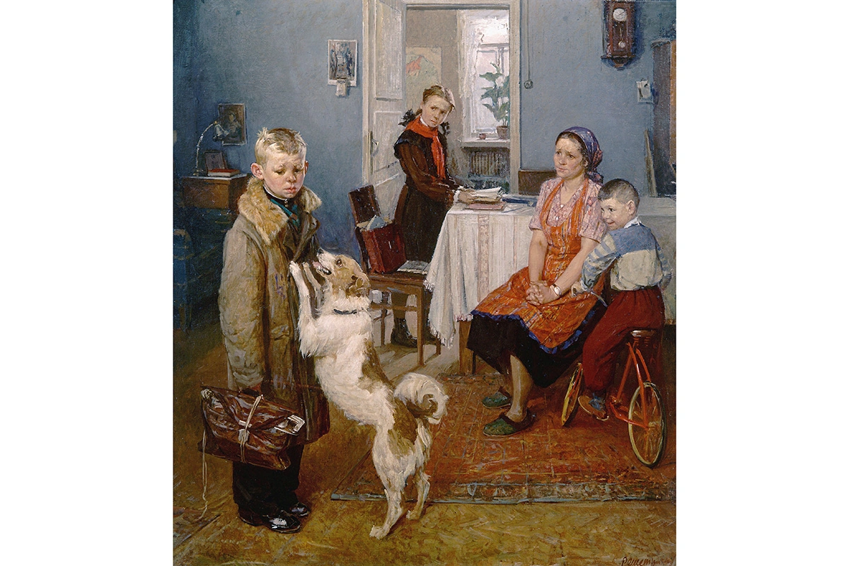 Картина Федора Решетникова «Опять двойка» (1952)