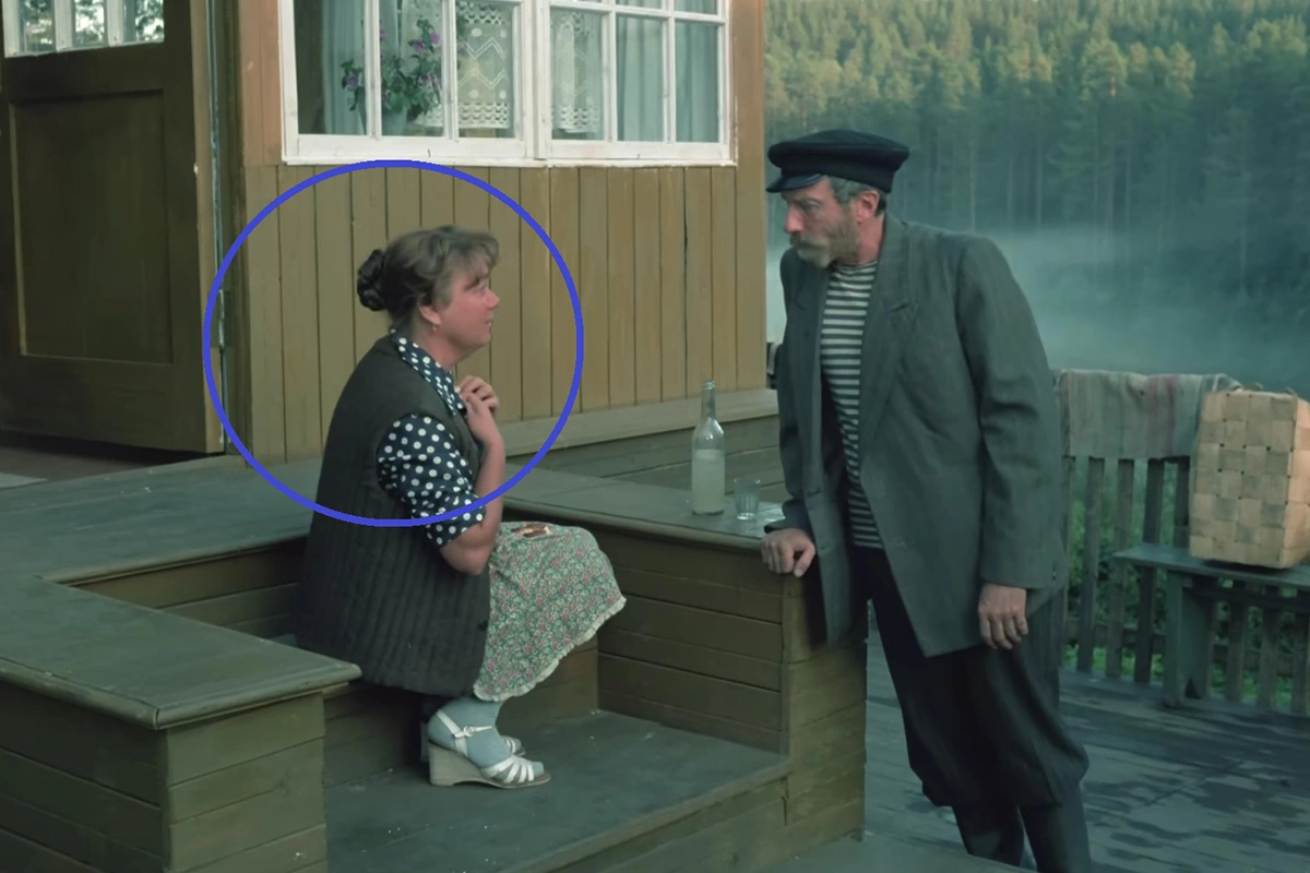 Кадр из фильма «Любовь и голуби» (1984), режиссер Владимир Меньшов