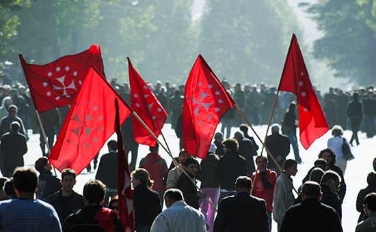 Акция протеста в Грузии, 2007 год
