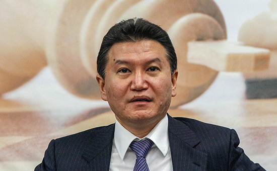 Глава Всемирной шахматной федерации (ФИДЕ) Кирсан Илюмжинов