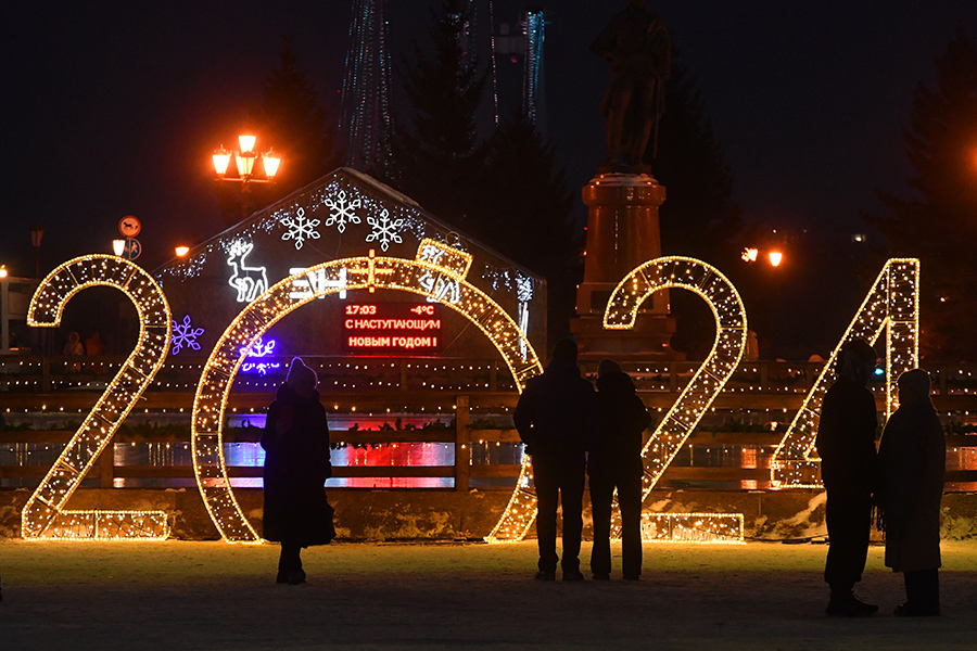 Площадь Мира в Красноярске