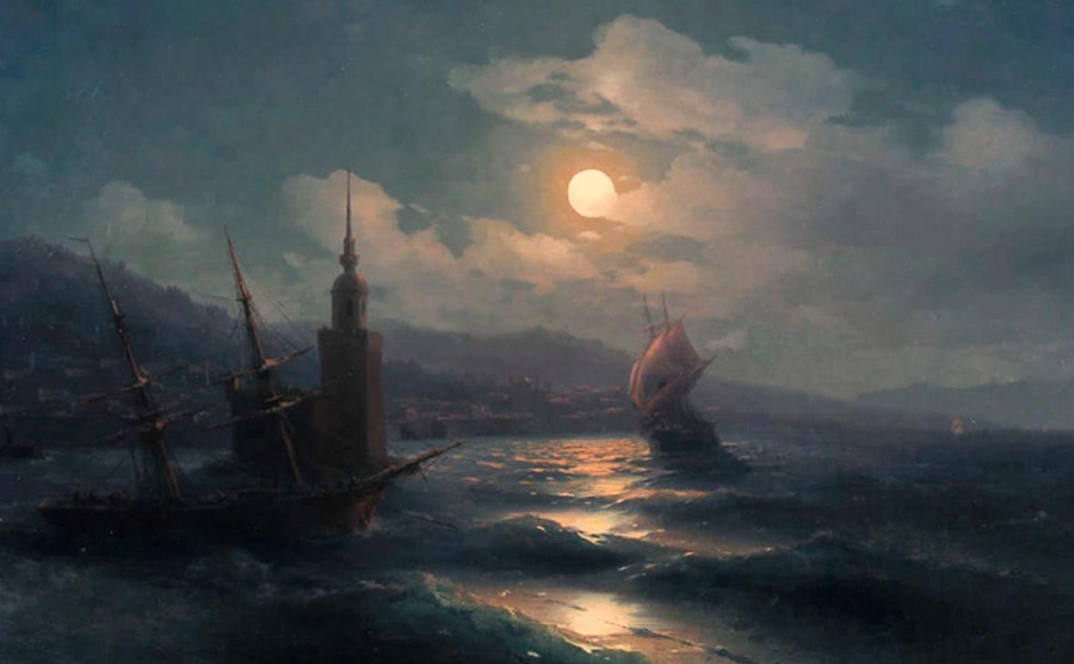 Картина Ивана Айвазовского &laquo;Лунная ночь&raquo;