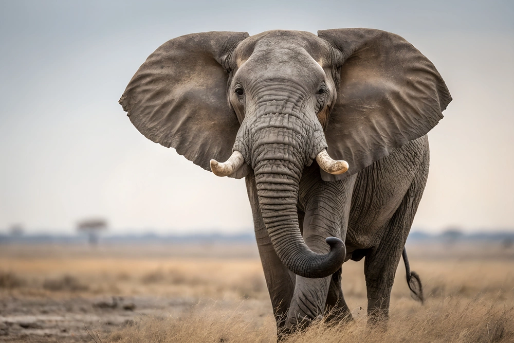 По разным оценкам, в мире живет около 400 тыс. африканских слонов двух видов — саванный и лесной