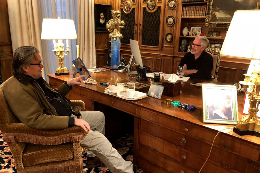 Эпштейн со Стивом Бэнноном