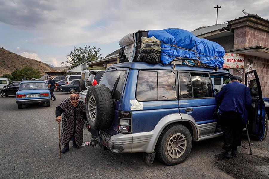Ситуация в городе Вайка, Армения, куда прибывают беженцы из Нагорного Карабаха, сентябрь 2023 года