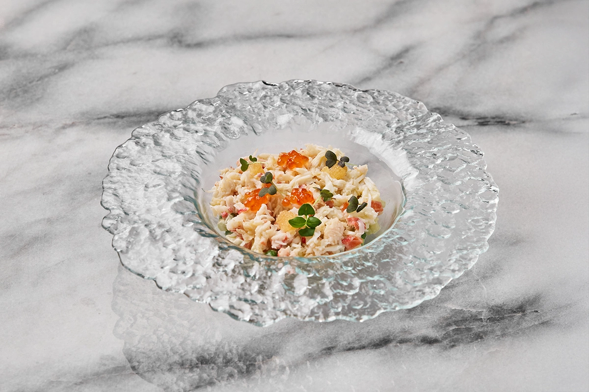 Ольвье с крабом