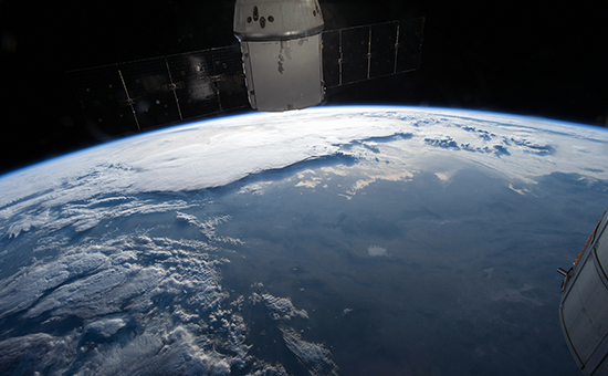 Вид с Международной космической станции