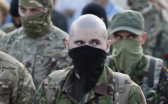 Акция протеста на Украине. Архивное фото