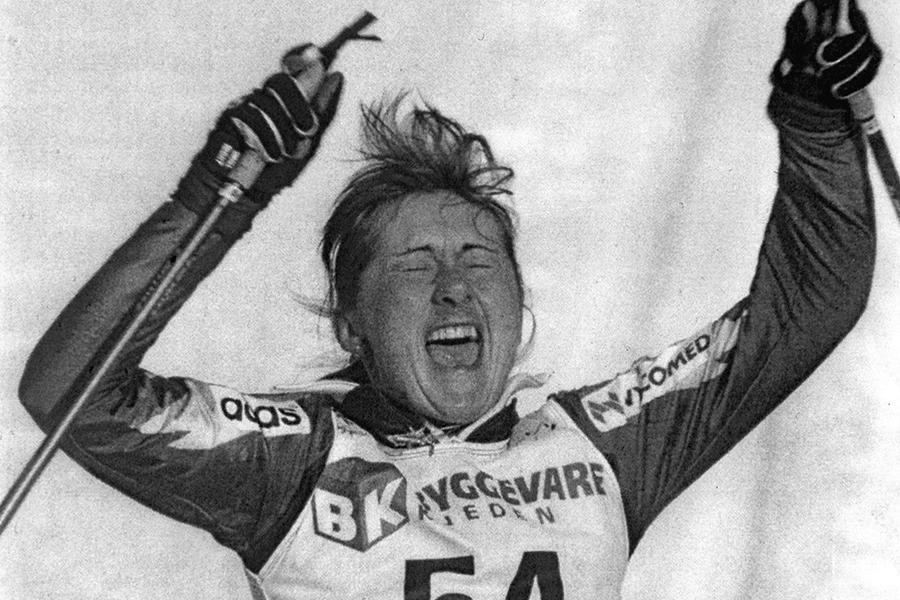 Елена Вяльбе в 1997 году