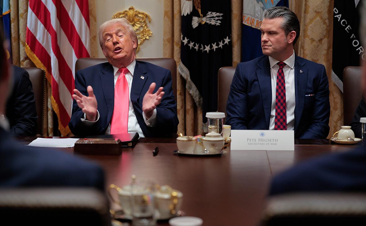 Дональд Трамп и Пит Хегсет