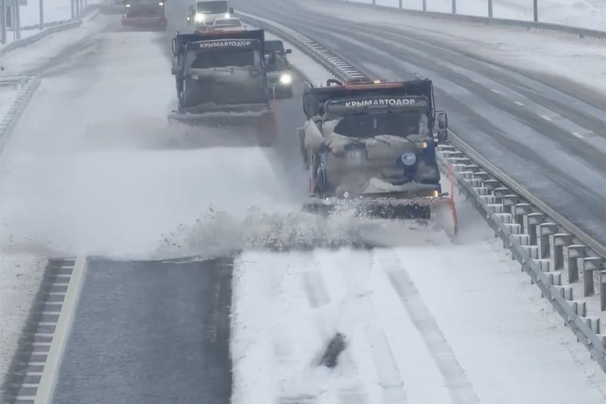 Дорожная обстановка на автомобильных дорогах Республики Крым, 29 декабря 2025 года