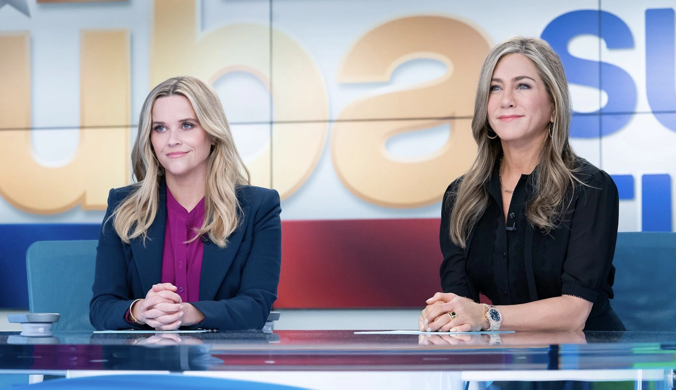 С Дженнифер Энистон в сериале «Утреннее шоу»