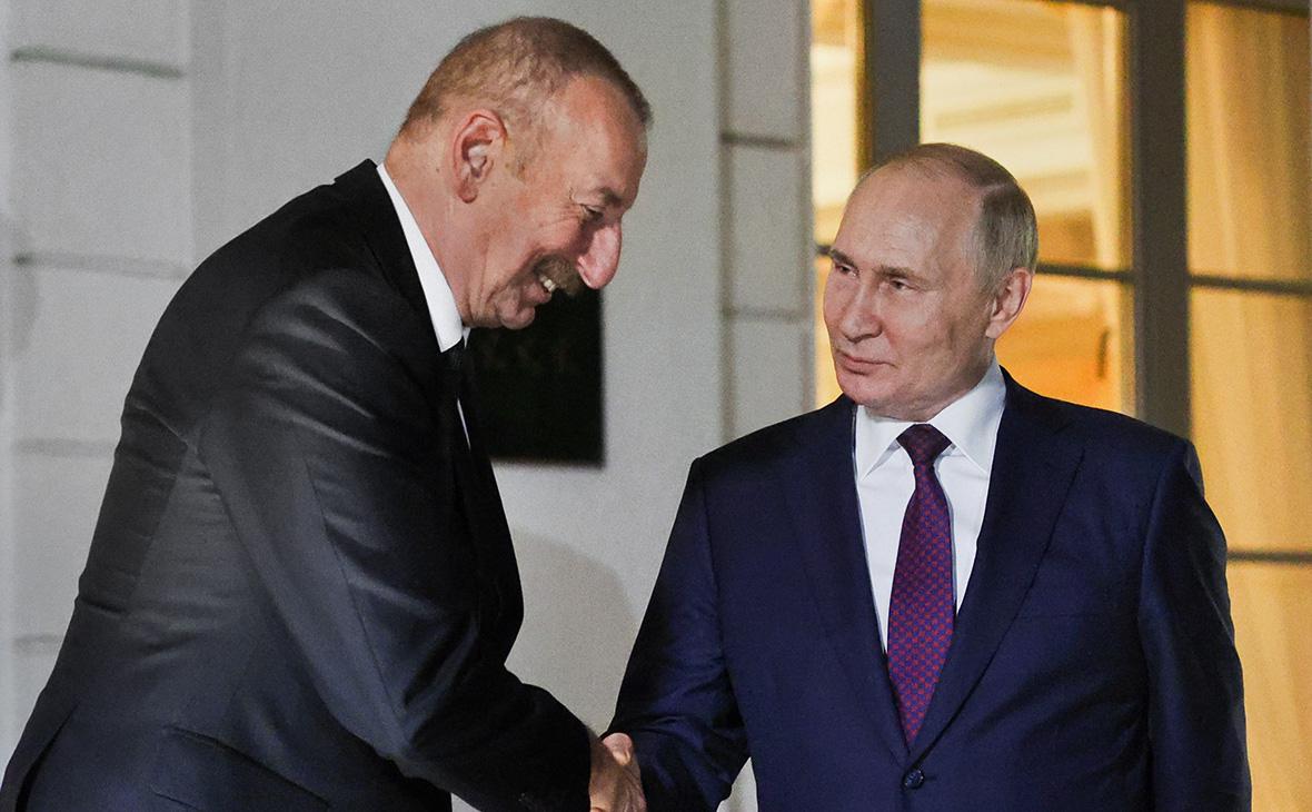 Ильхам Алиев и Владимир Путин&nbsp;