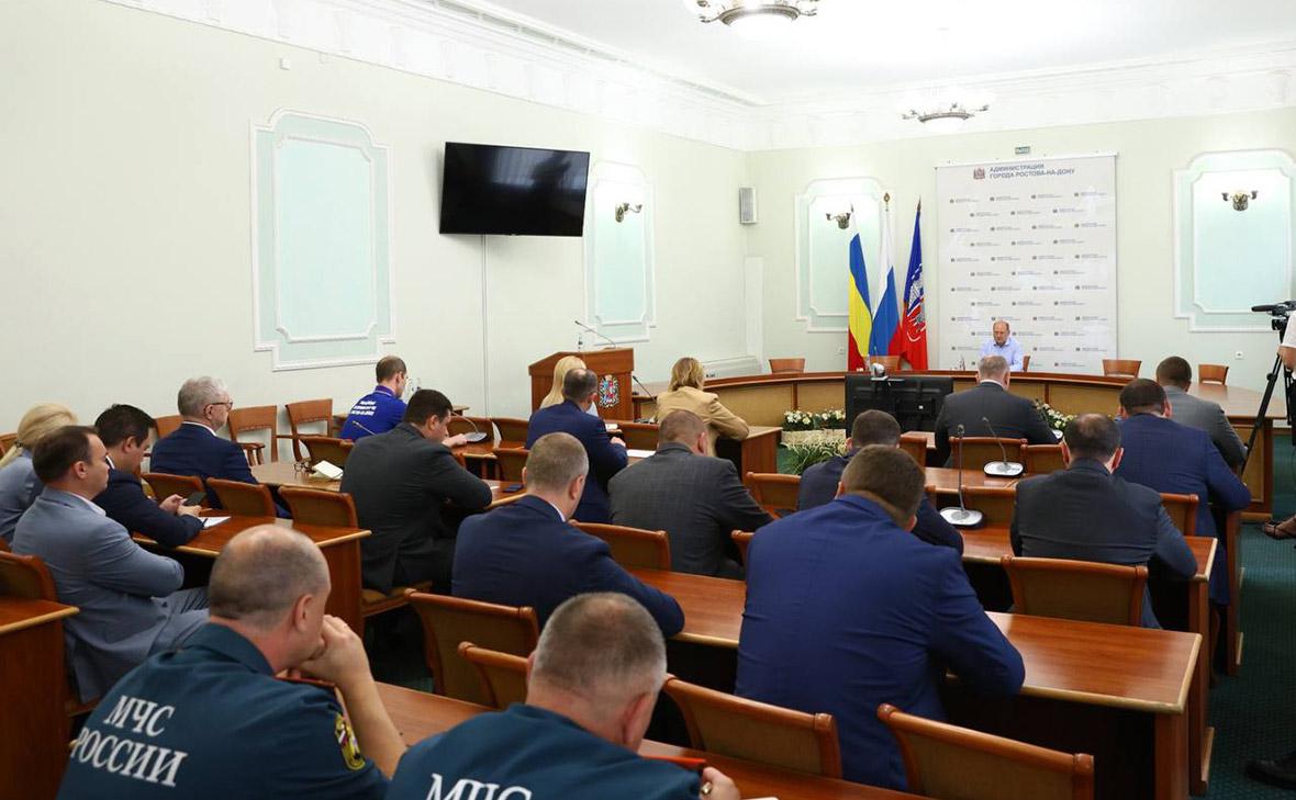 В Ростове в районе поврежденных БПЛА домов ввели режим ЧС