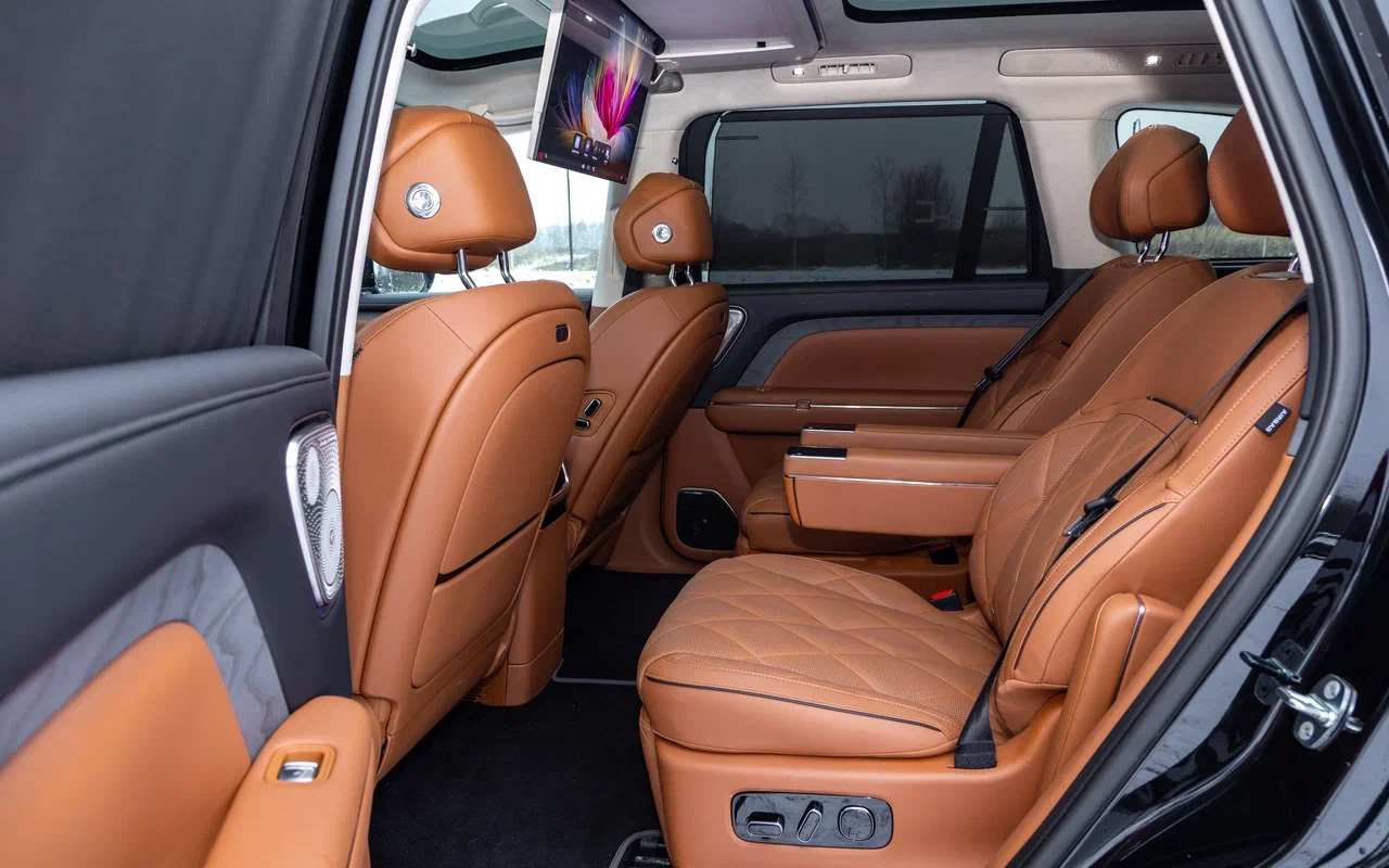 Второй ряд сидений в Voyah Taishan &mdash; настоящий рай для длительных путешествий