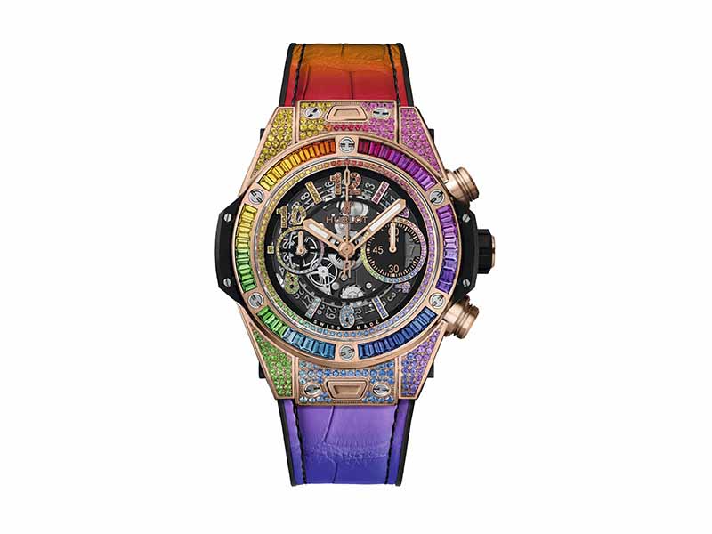 Часы Big Bang Unico King Gold Rainbow, Hublot