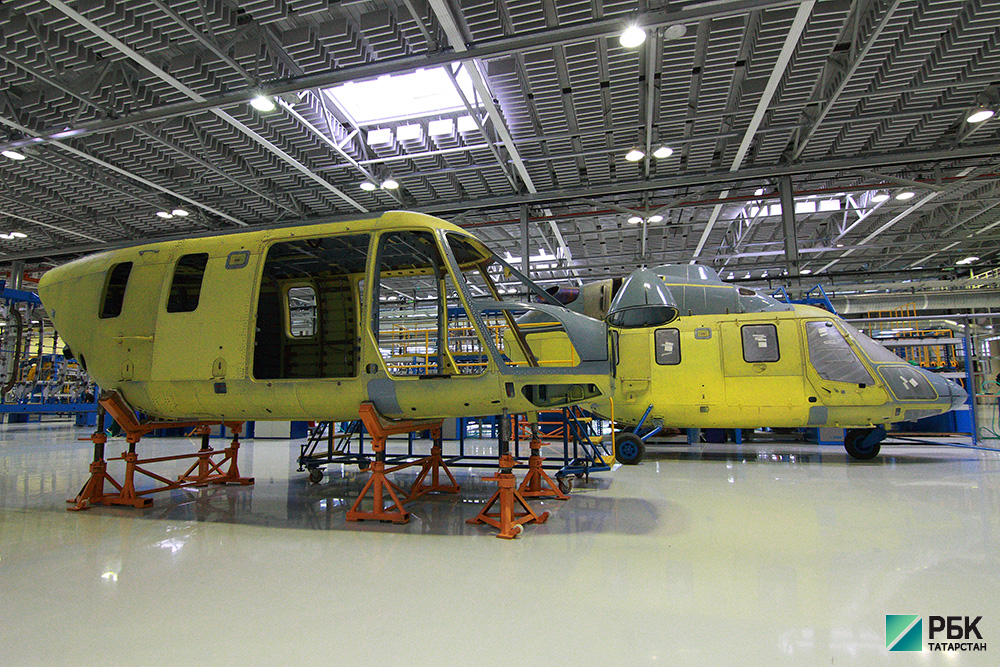 Казанский завод в 2022 году удвоит выпуск вертолетов