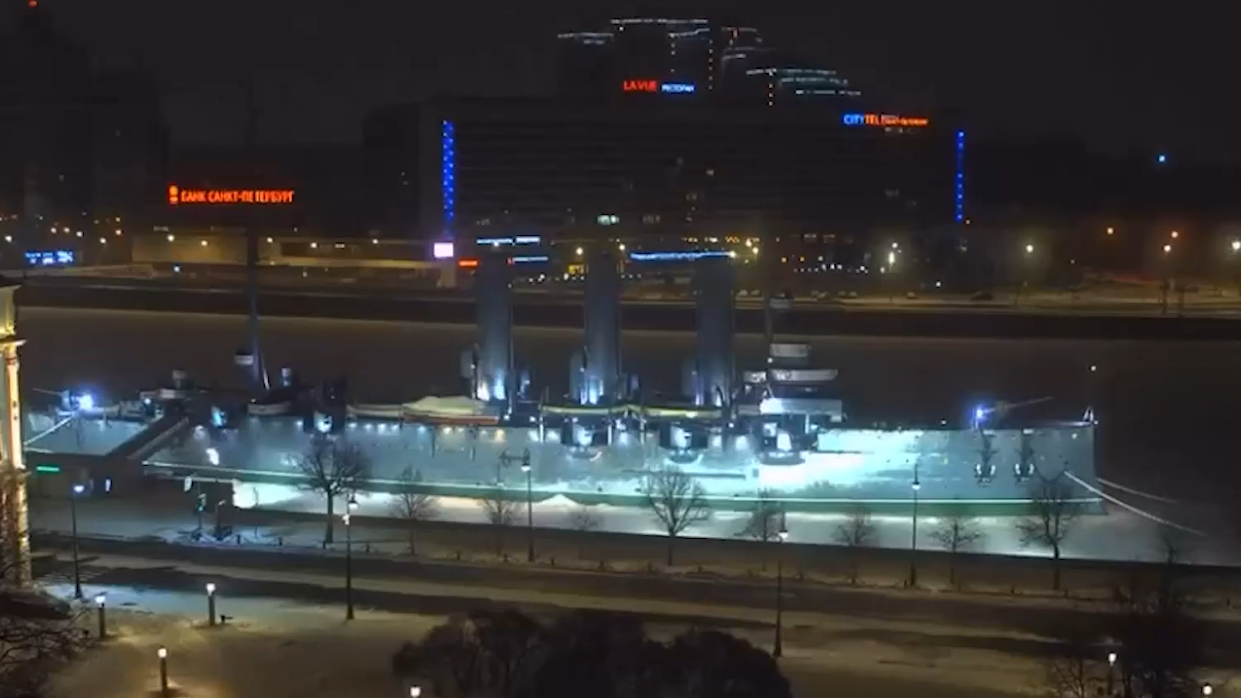 «Аврора» и многоэтажки на фоне: как звучал взрыв в Санкт-Петербурге