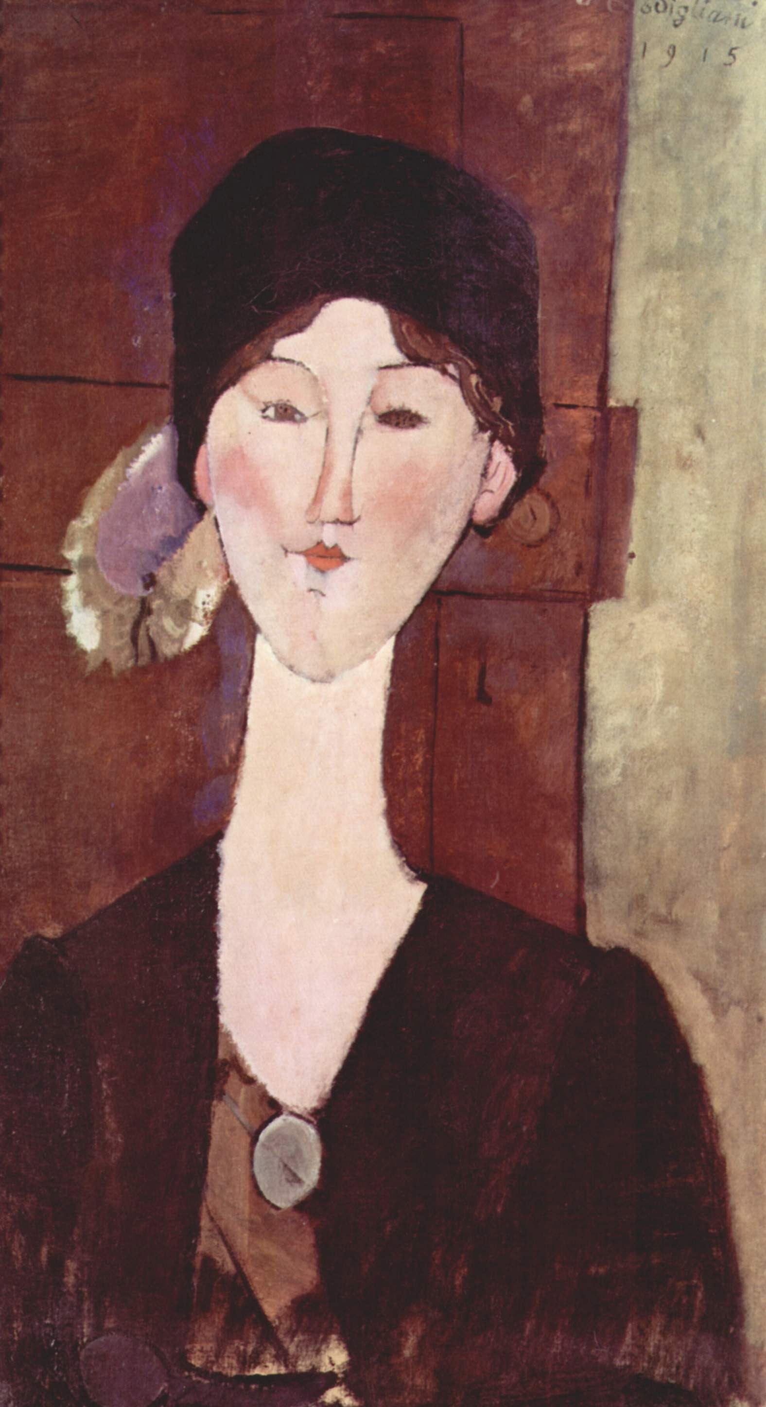 Амадео Модильяни «Портрет Беатрис Гастингс перед дверью», 1916