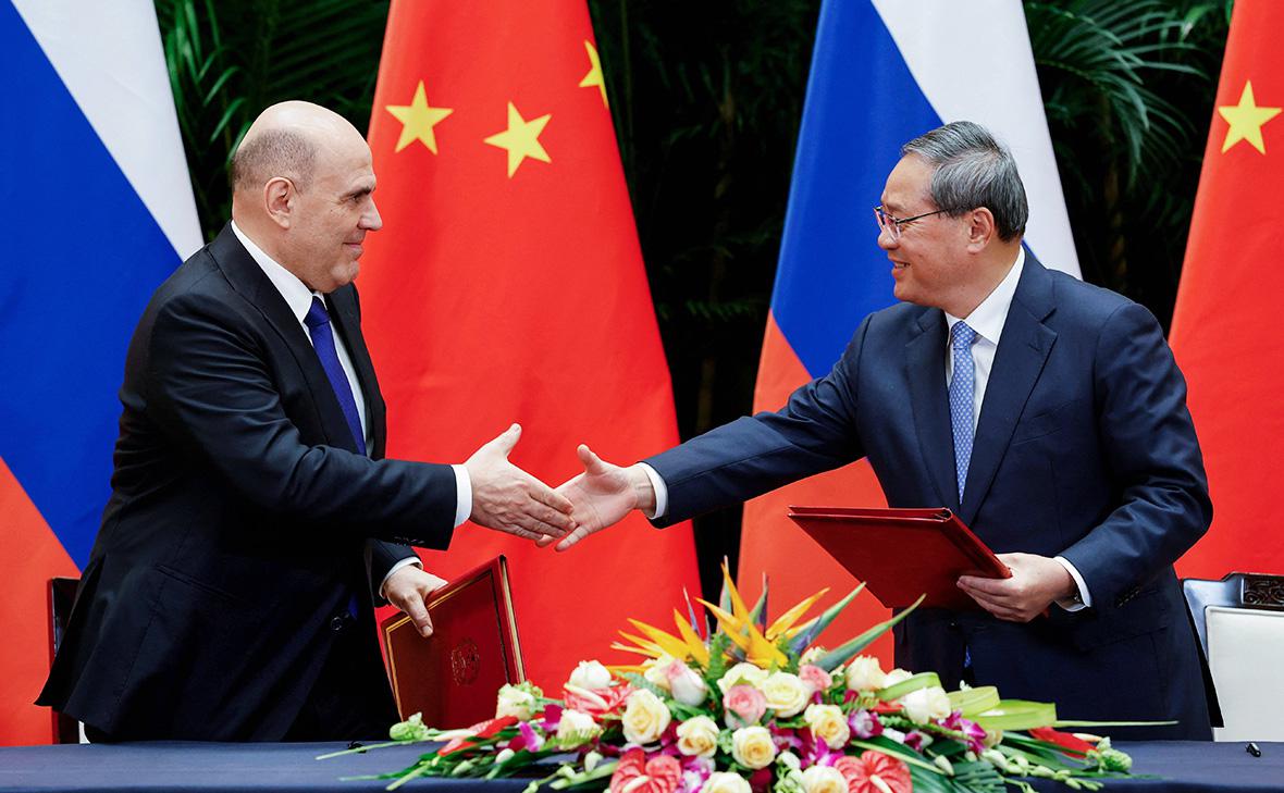 Михаил Мишустин и Ли Цян