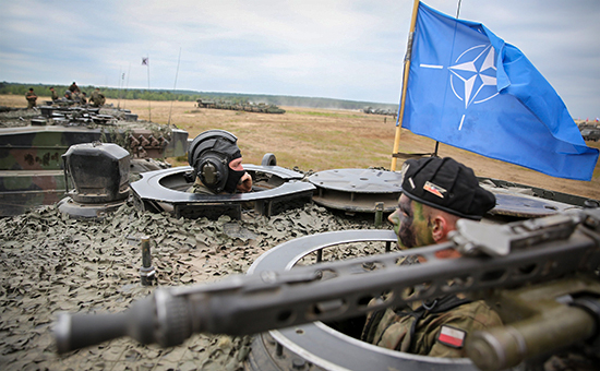 Солдаты НАТО во&nbsp;время учений Noble jump в Польше