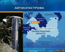 ДТП с участием маршрутки под Петербургом: есть жертвы