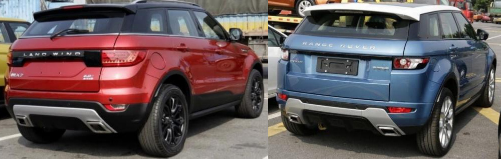 Китайцы разработали копию Range Rover Evoque