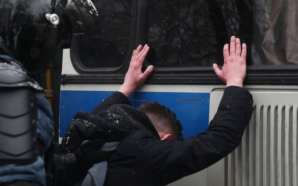 В России первого участника акции 23 января приговорили к реальному сроку