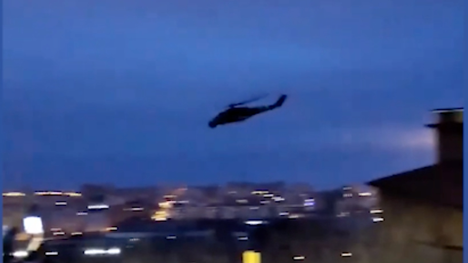 Появилось видео с предполагаемым моментом удара по нефтебазе в Белгороде