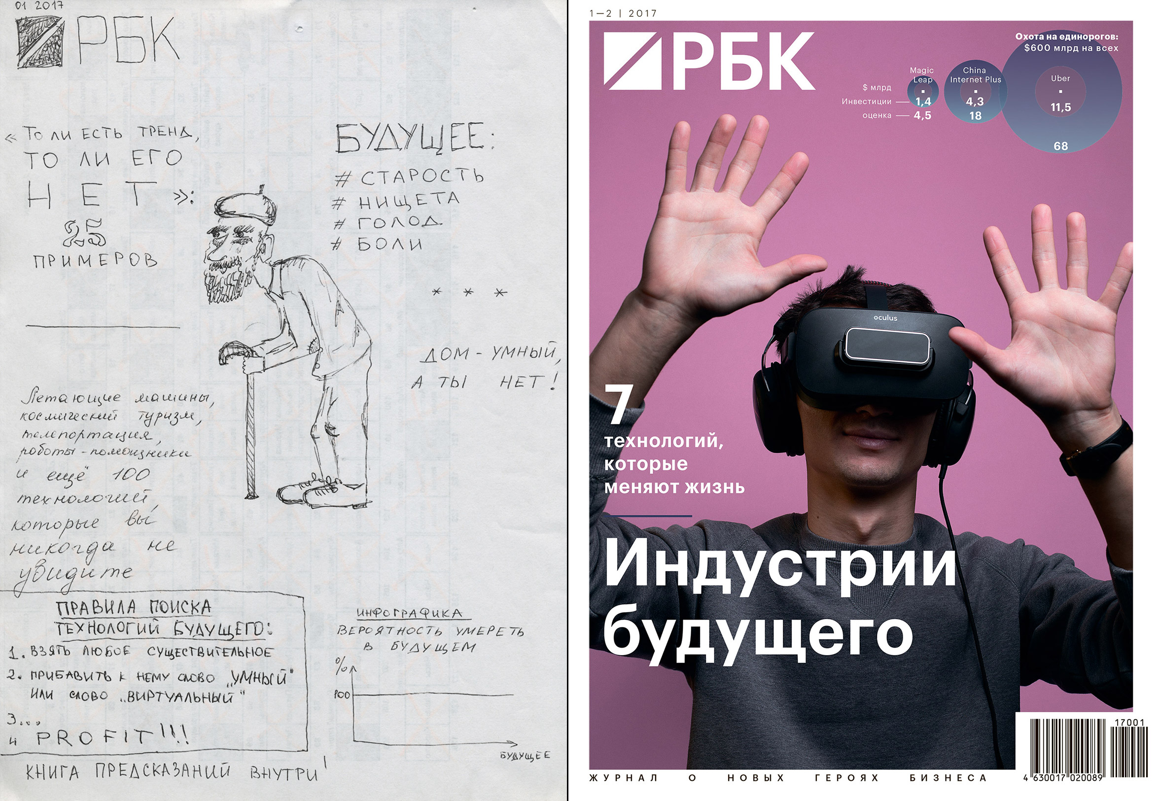 Беспилотные автомобили, дроны-доставщики, 3D-промышленность, искусственный интеллект, виртуальная (VR), дополненная (AR) и смешанная (MR) реальность, новая медицина и &laquo;умные&raquo; дома &mdash; вот семь индустрий будущего, которые наша редакция определила в самые перспективные в конце 2016-го. Ожидания скорее не оправдались: ни одна из технологий пока не добралась до массового пользователя &mdash; большинство зависли где-то на стадии лабораторных опытов, пилотных проектов или пока неудачных рыночных воплощений.

​Правда, совсем в &laquo;молоко&raquo; наши прогнозы тоже не пришлись: американский производитель дронов Zipline (герои январского номера) продолжает расширять географию доставки лекарств в странах Африки, робот-диагност Xiaoyi от китайского разработчика iFlytek первым в истории сдал полноценный экзамен на право обладать докторской лицензией КНР, а компания Desktop Metal, основанная профессорами MIT, начала поставки портативных систем 3D-печати по металлу с прицелом на промышленных клиентов.

Несмотря на отсутствие мощных прорывов, круг претендентов в next big thing остается примерно прежним. Просто их перспективы теперь оцениваются более рационально.
