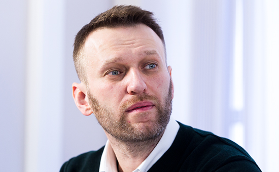 Оппозиционный политик Алексей Навальный


