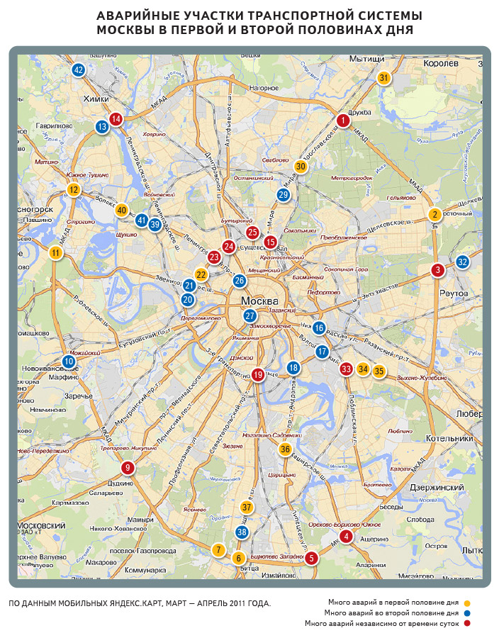 42 места в Москве, которые надо объезжать стороной