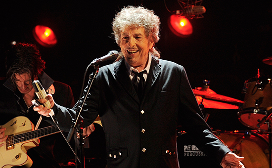 Лауреат Нобелевской премии по&nbsp;литературе музыкант Боб Дилан


