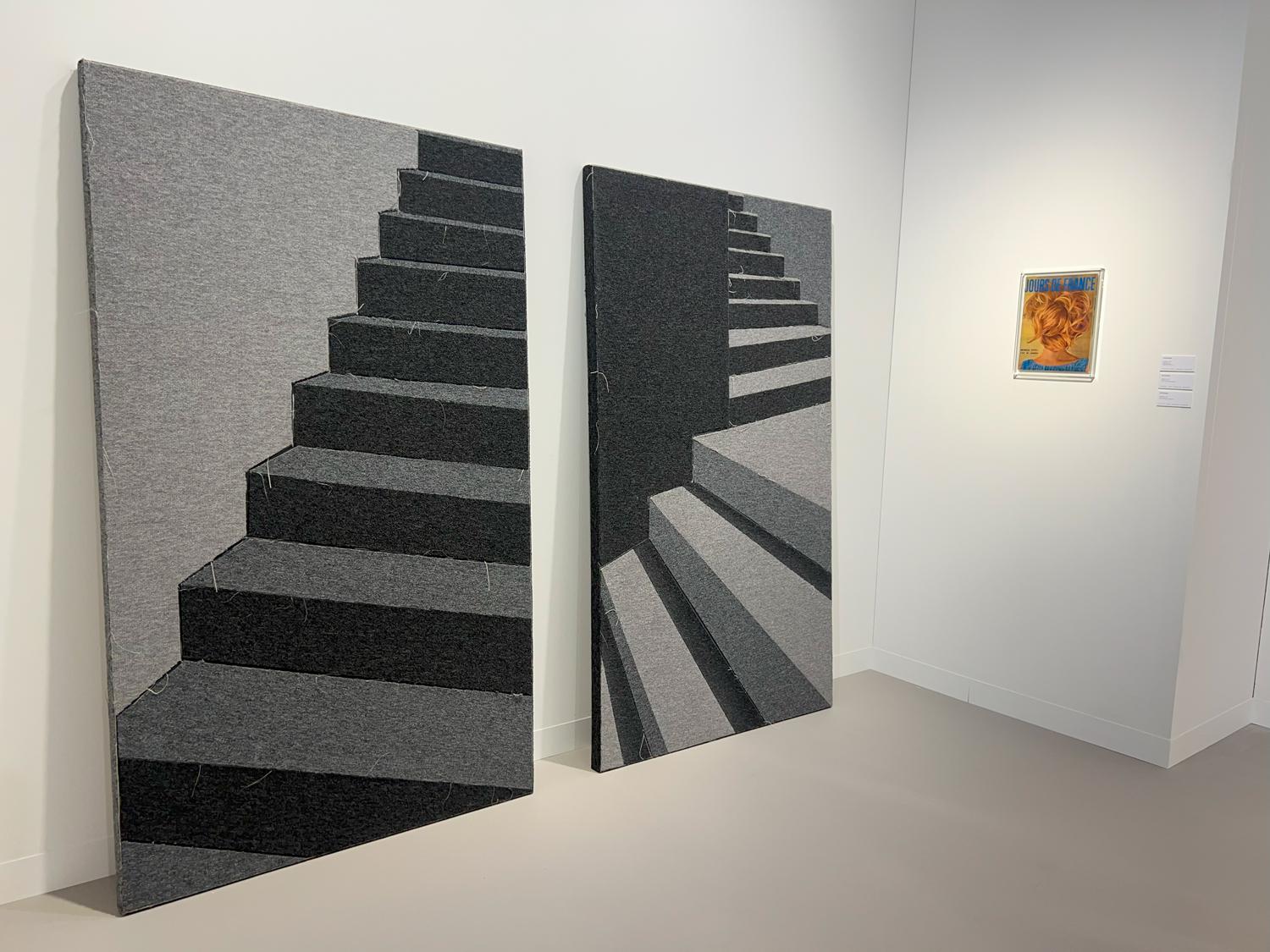 Мартин Маржела, Grey Steps, 2023.&nbsp;Ковер.&nbsp;Zeno X Gallery