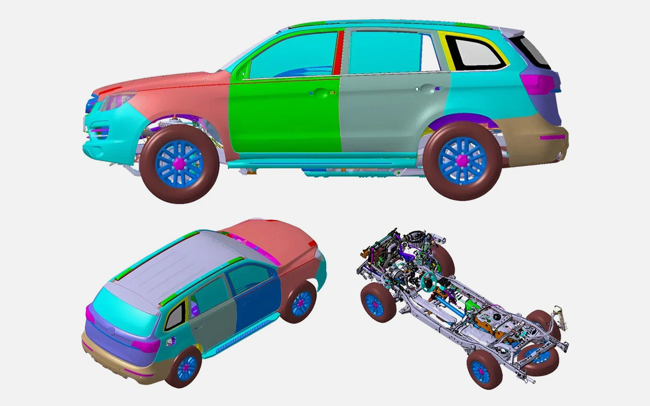 Самый ранний вариант, придуманный китайцами, копировал передней частью Mercedes-Benz, а задней &mdash; Audi. Вероятно, чтобы смотрелся престижным вдвойне