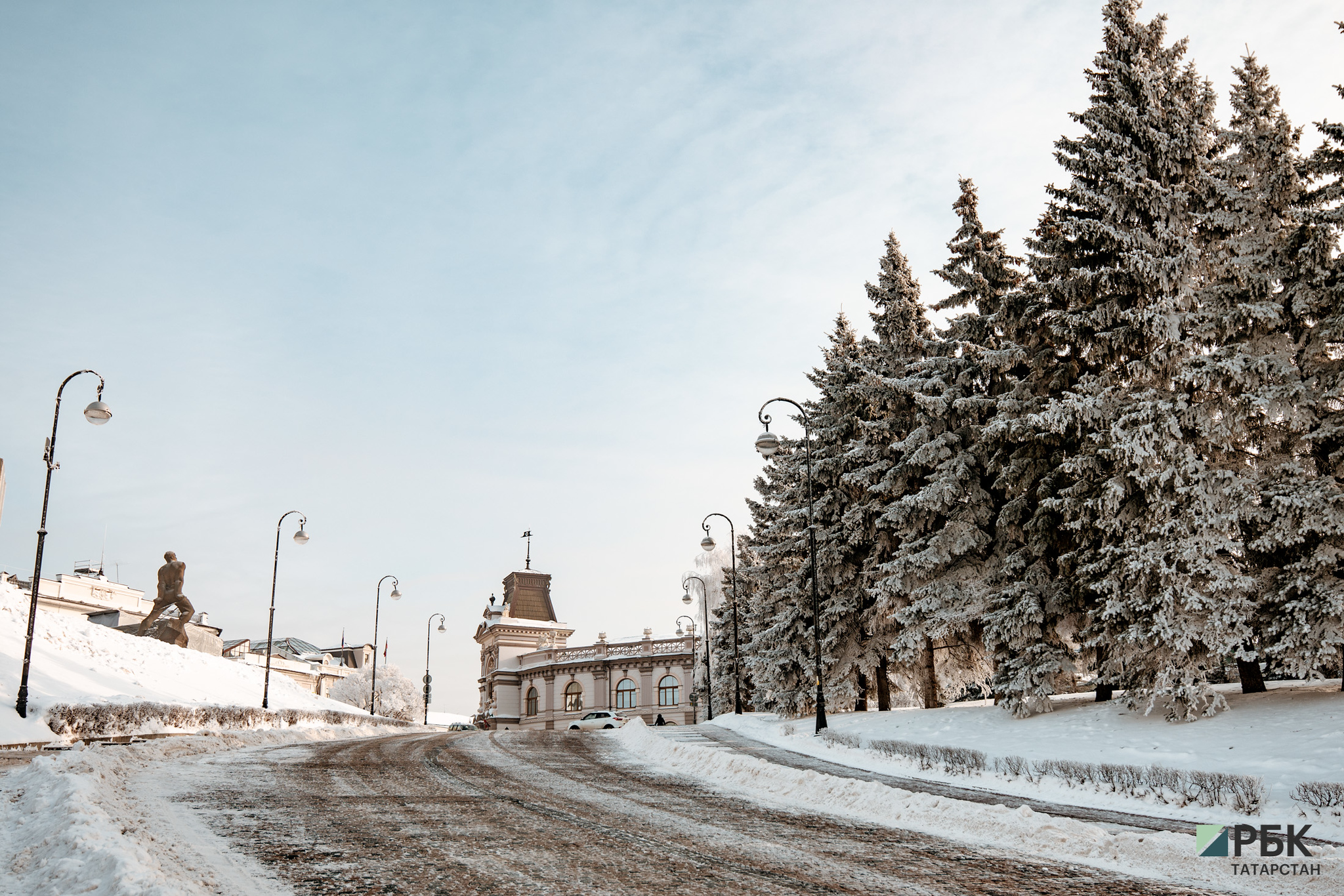 Мягкая неделя: синоптики прогнозировали Татарстану снег и слабые морозы
