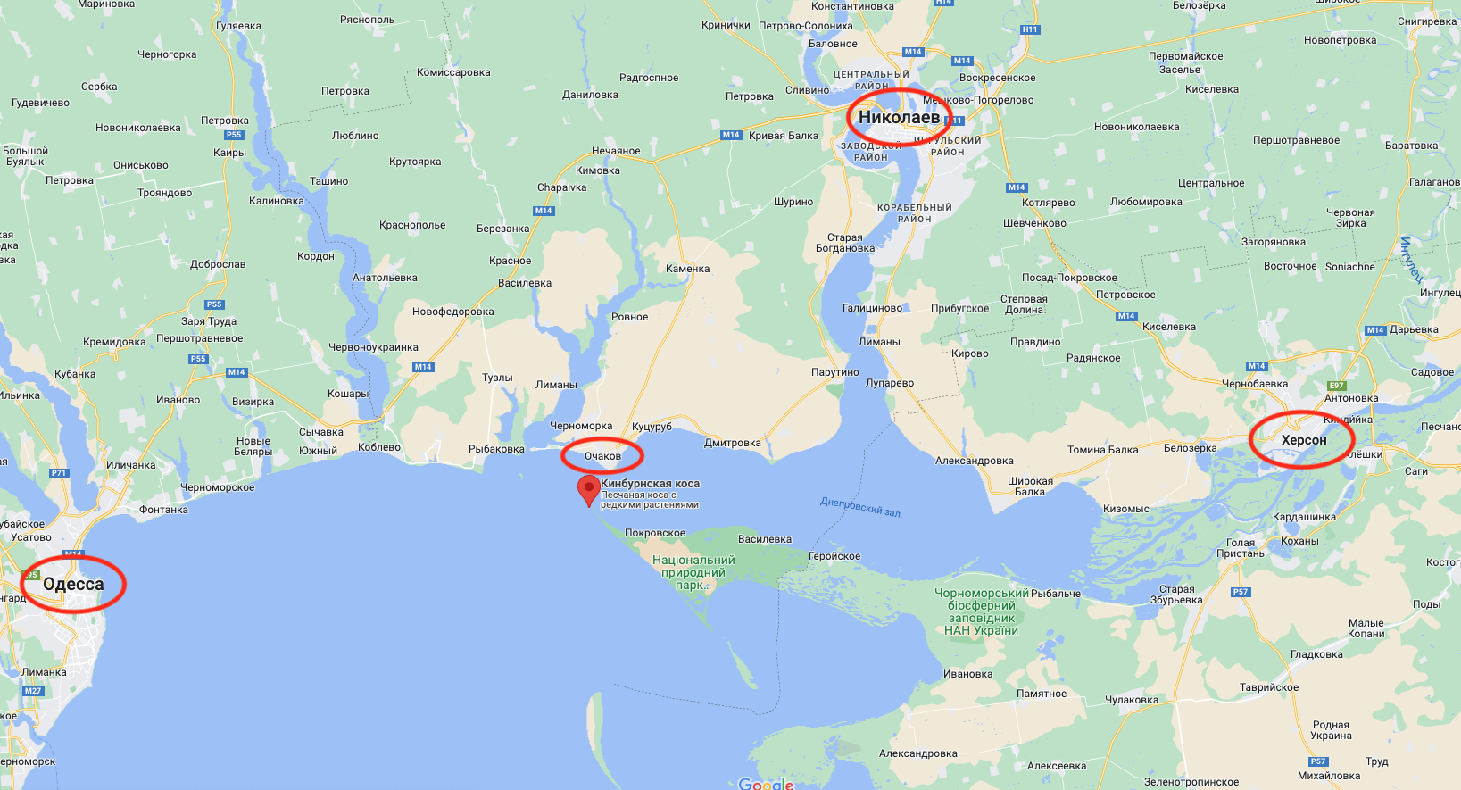 В Херсонской области опровергли высадку десанта ВСУ на побережье