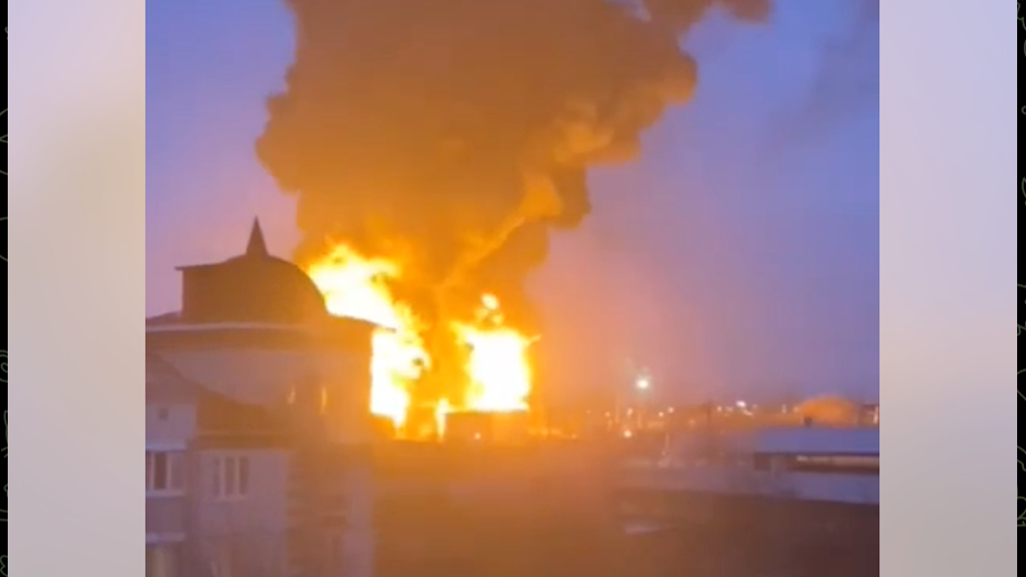Губернатор сообщил о пожаре на нефтебазе в Белгороде