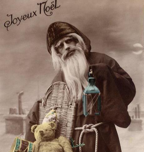 <p>Пэр Ноэль на французской рождественской открытке, 1900 год.</p>