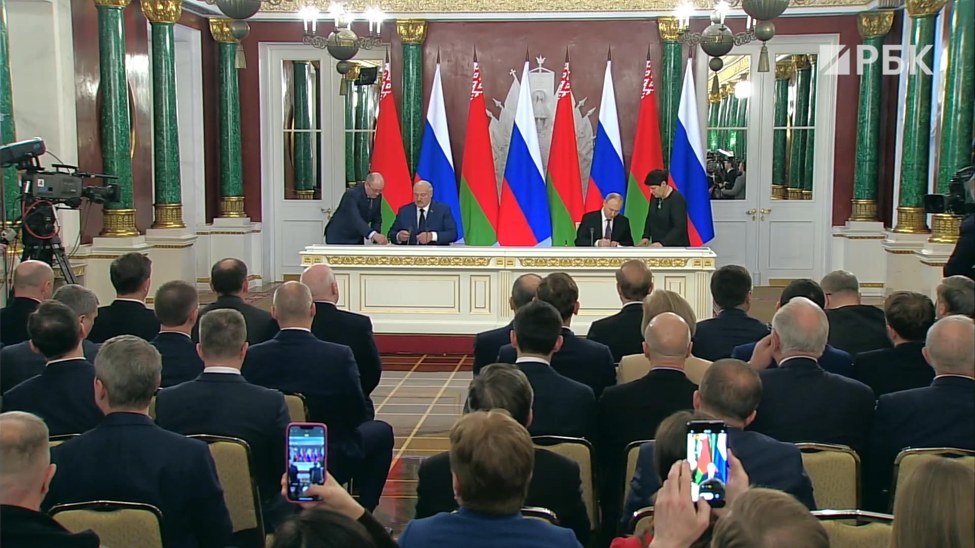 Пресс-конференция Владимира Путина и Александра Лукашенко. Видео