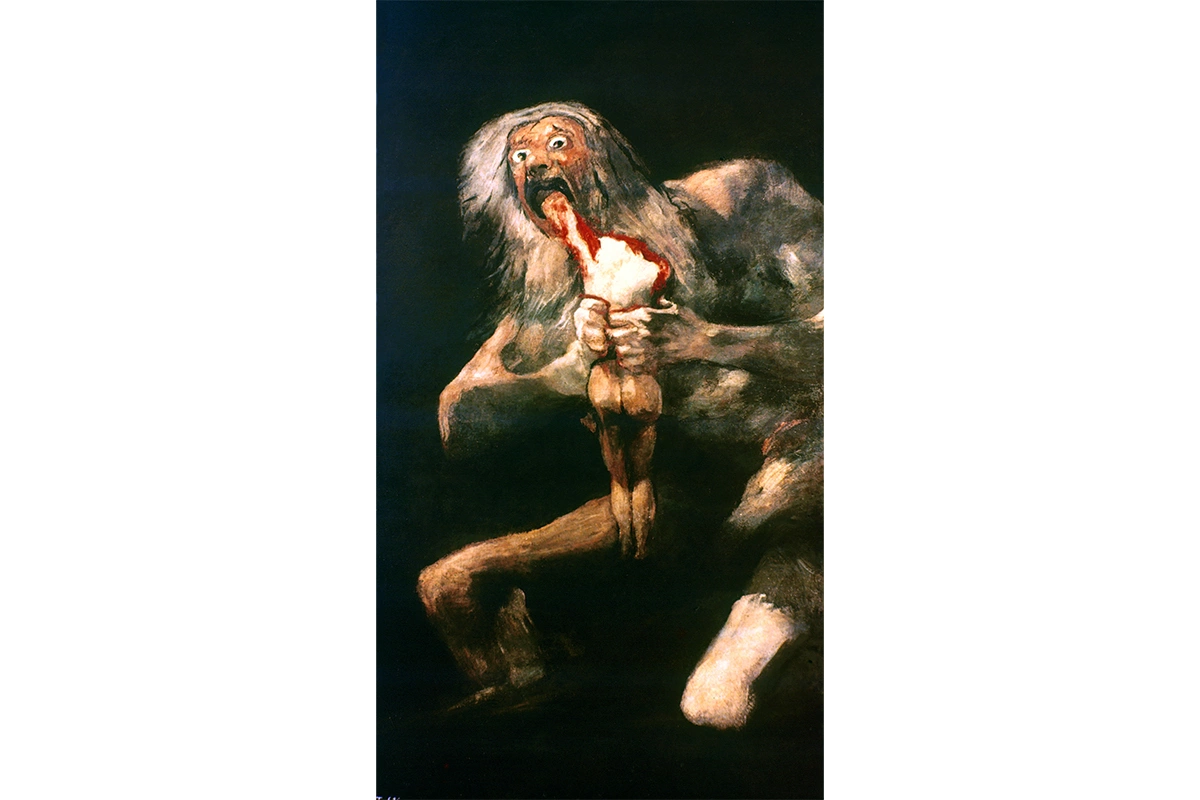 Картина «Сатурн, пожирающий сына», Франсиско Гойя, (1819)