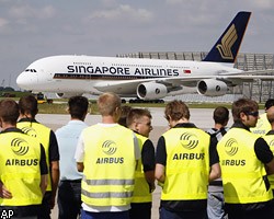 Airbus поставит первую партию лайнеров A380 15 октября